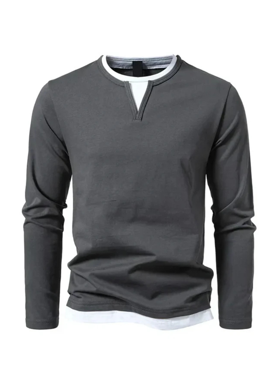 Aurea | T-shirt à manches longues en coton peigné premium