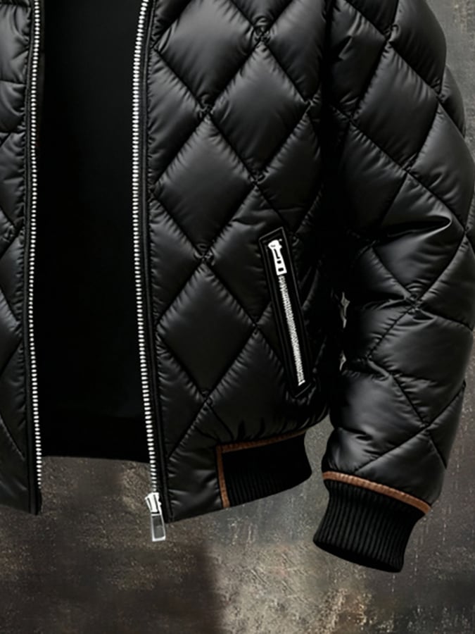 Veste Matelassée Rétro Homme