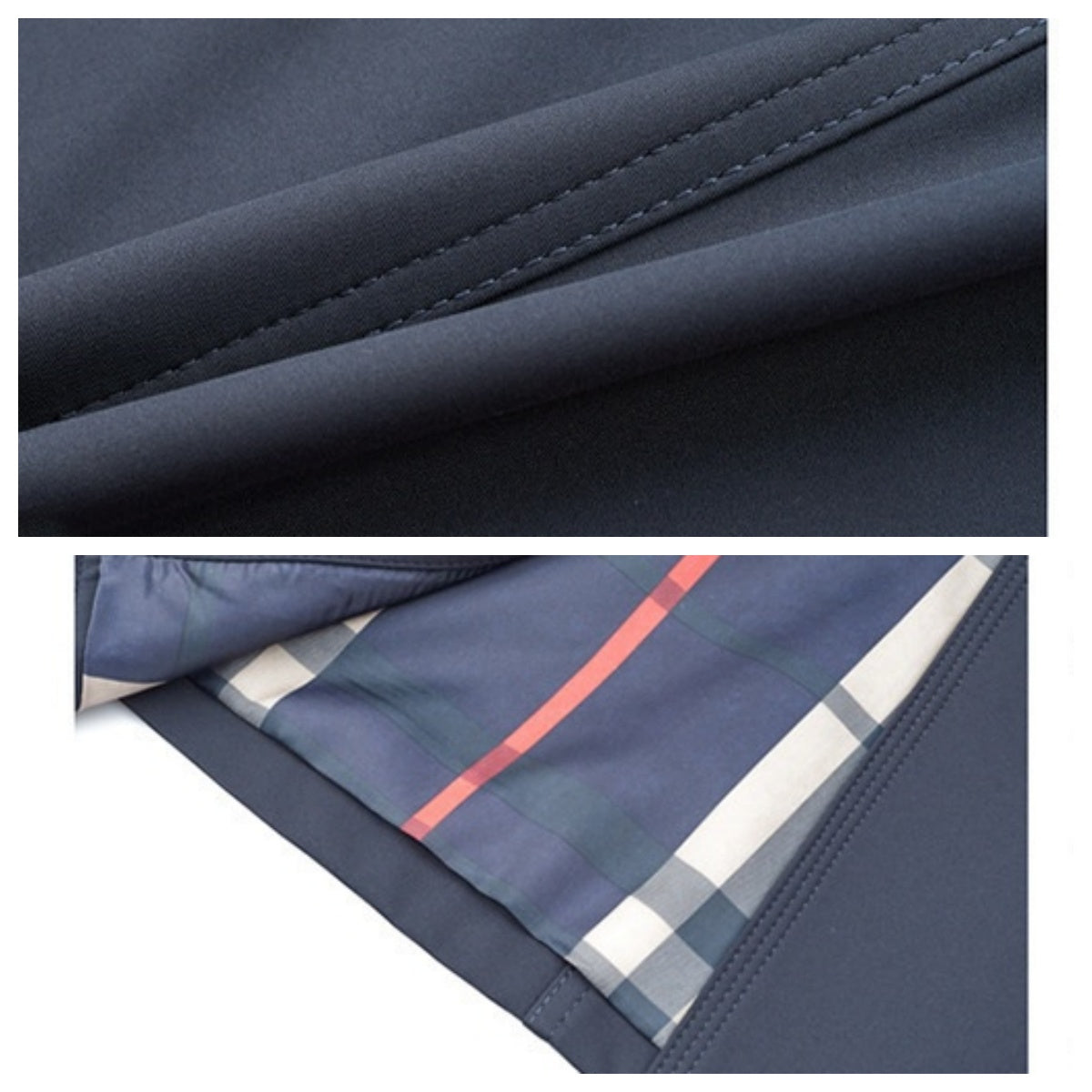 Veste Coupe-Vent à Double Boutonnage pour Homme