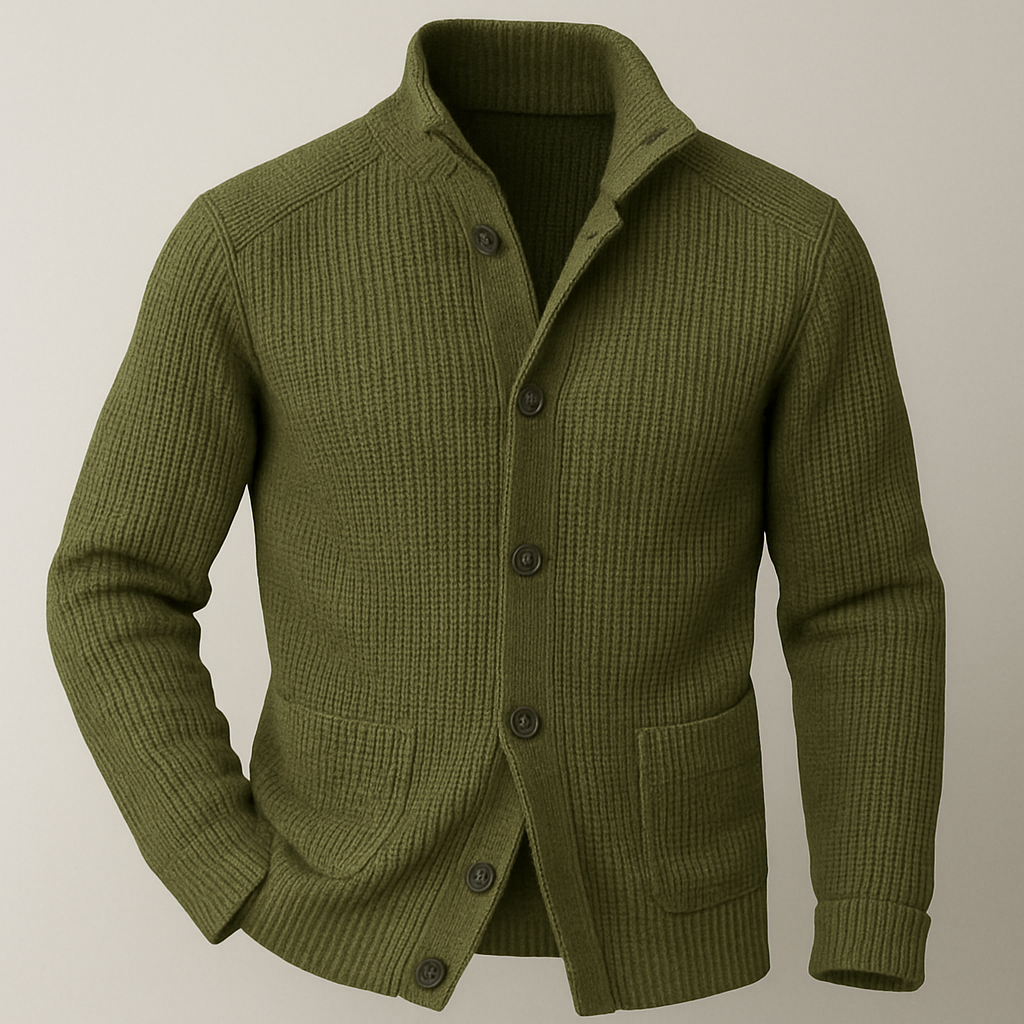 Alejandro | Cardigan Masculin en Tricot Épais