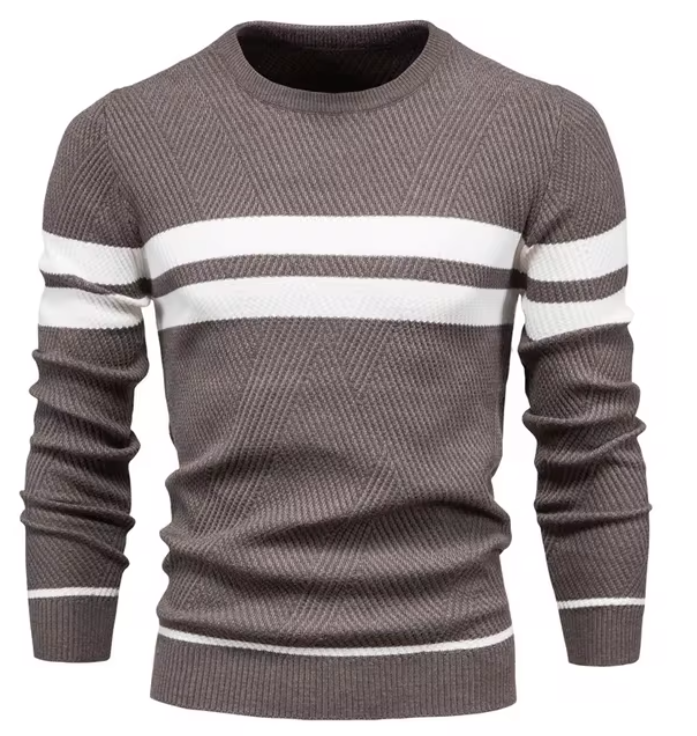 Aurea | Pull élégant pour homme avec motif en chevron