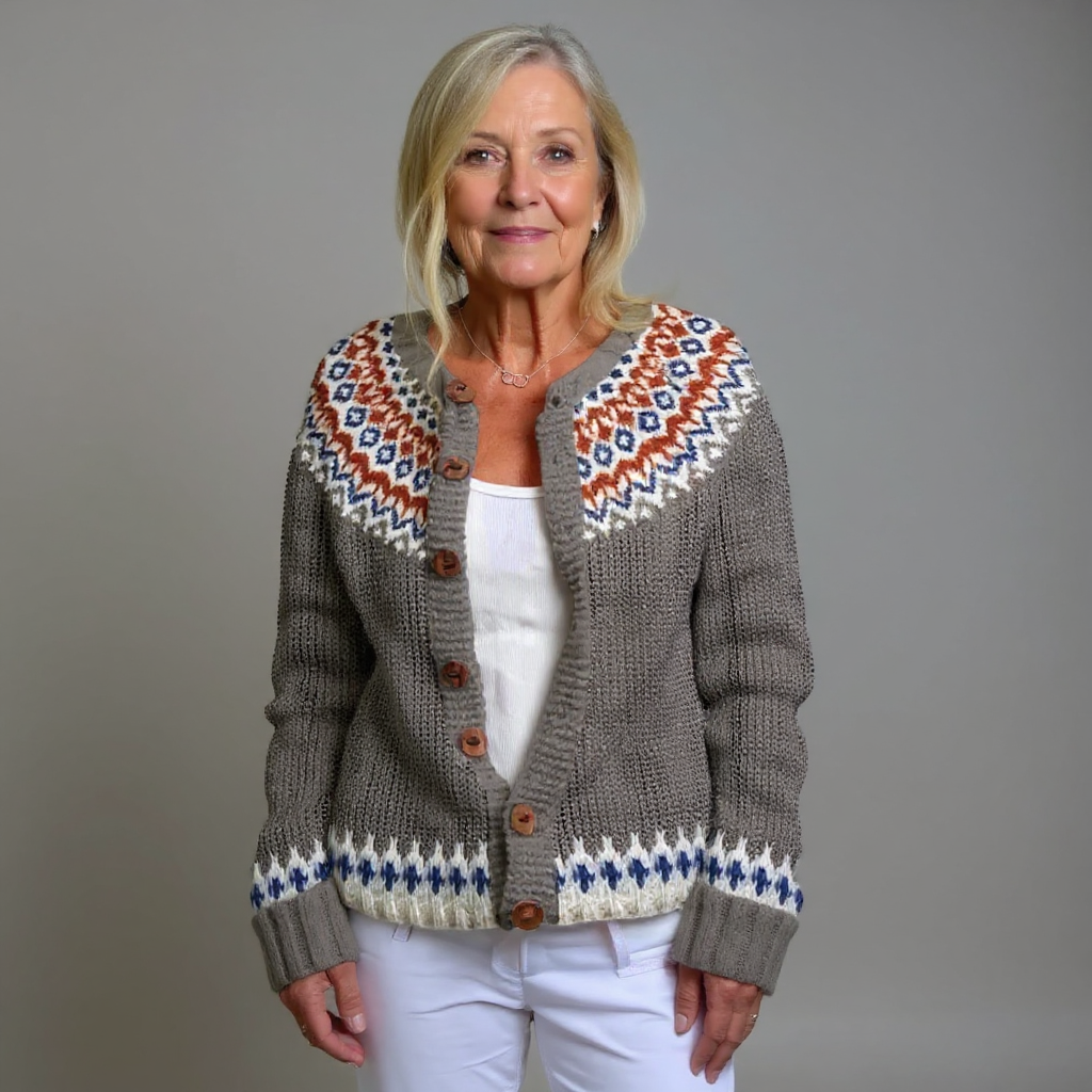 Gabriella | Pull en tricot vintage islandais