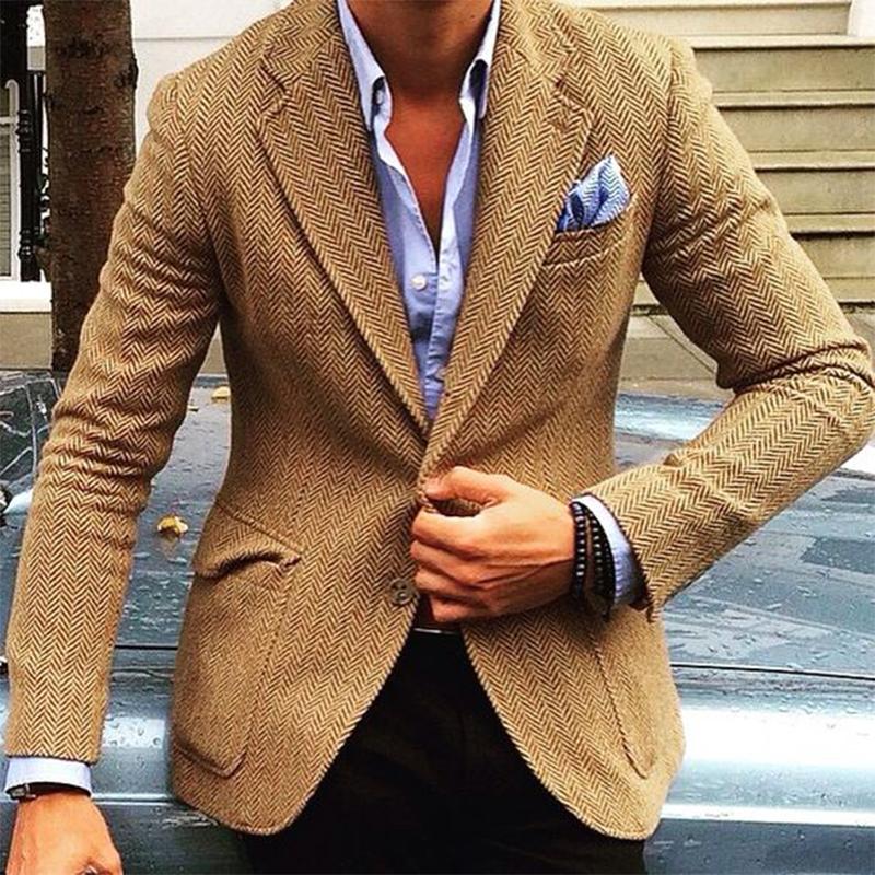 Emilio | Blazer vintage en laine avec revers classique