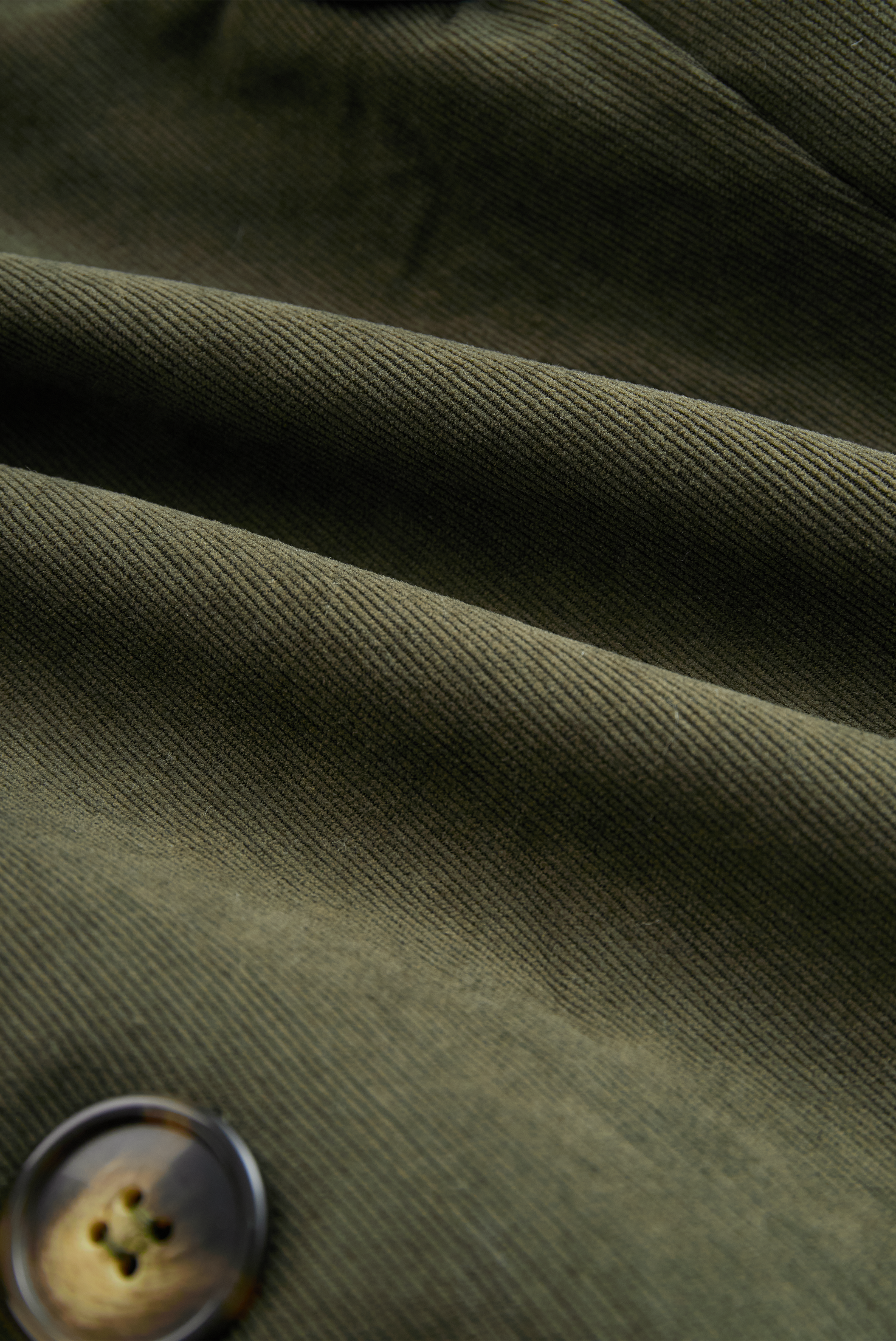 Héctor | Veste en Velours Côtelé avec Col Mao