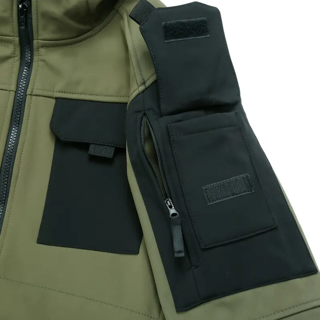 Jason – Veste Tactique Utility avec Doublure en Polaire