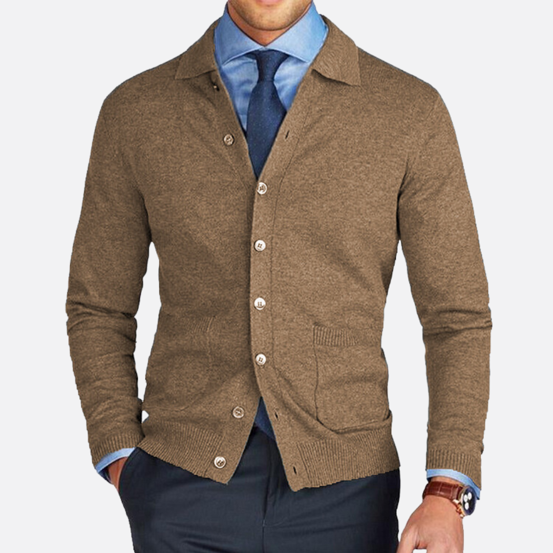 Pascal | Cardigan Élégant en Tricot pour Homme
