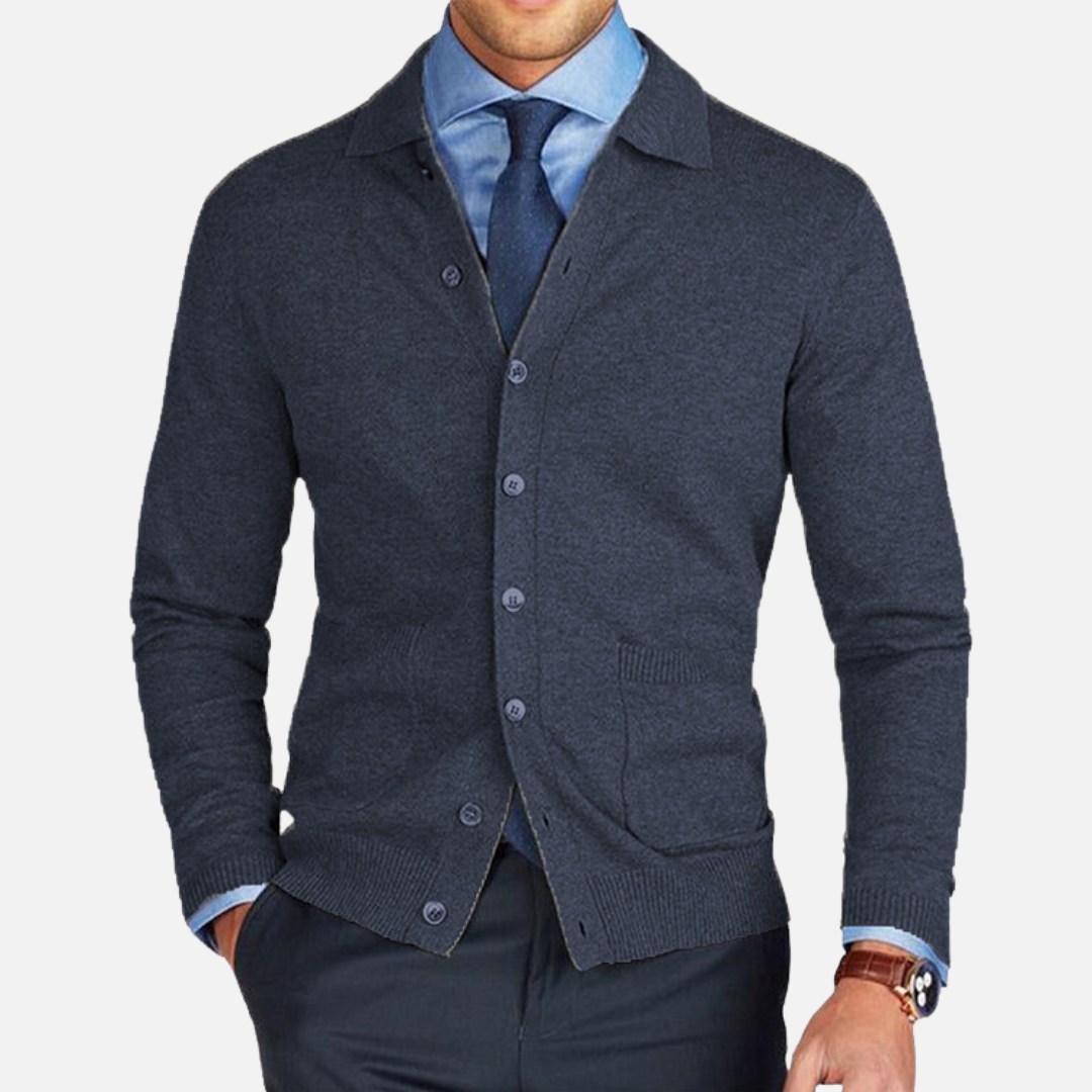 Pascal | Cardigan Élégant en Tricot pour Homme