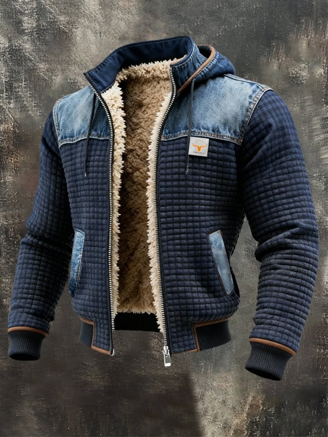 Veste Bleu Marine en Denim