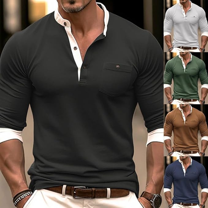 Noah | Henley Slim Fit Homme