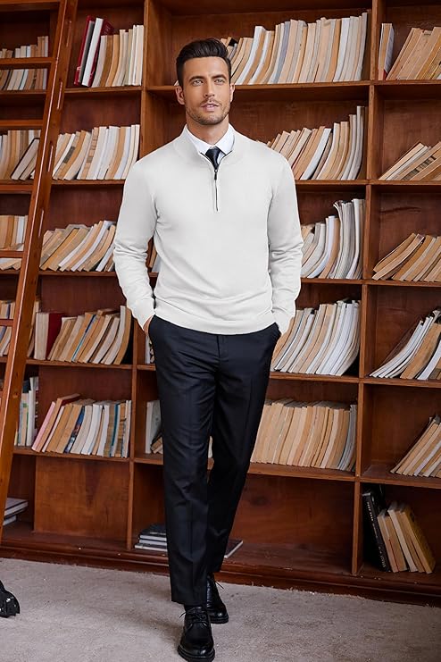 Adrián | Pull à col zippé