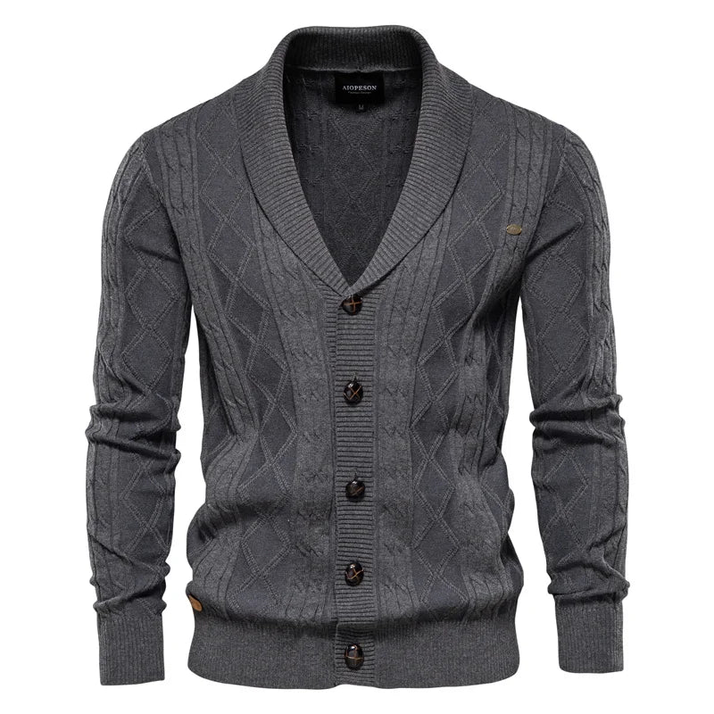 Aurea | Cardigan pour Homme avec Fermeture à Boutons
