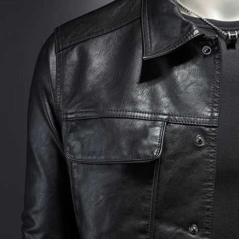 Darius™ | Veste en cuir premium style moto