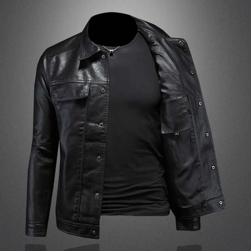 Darius™ | Veste en cuir premium style moto