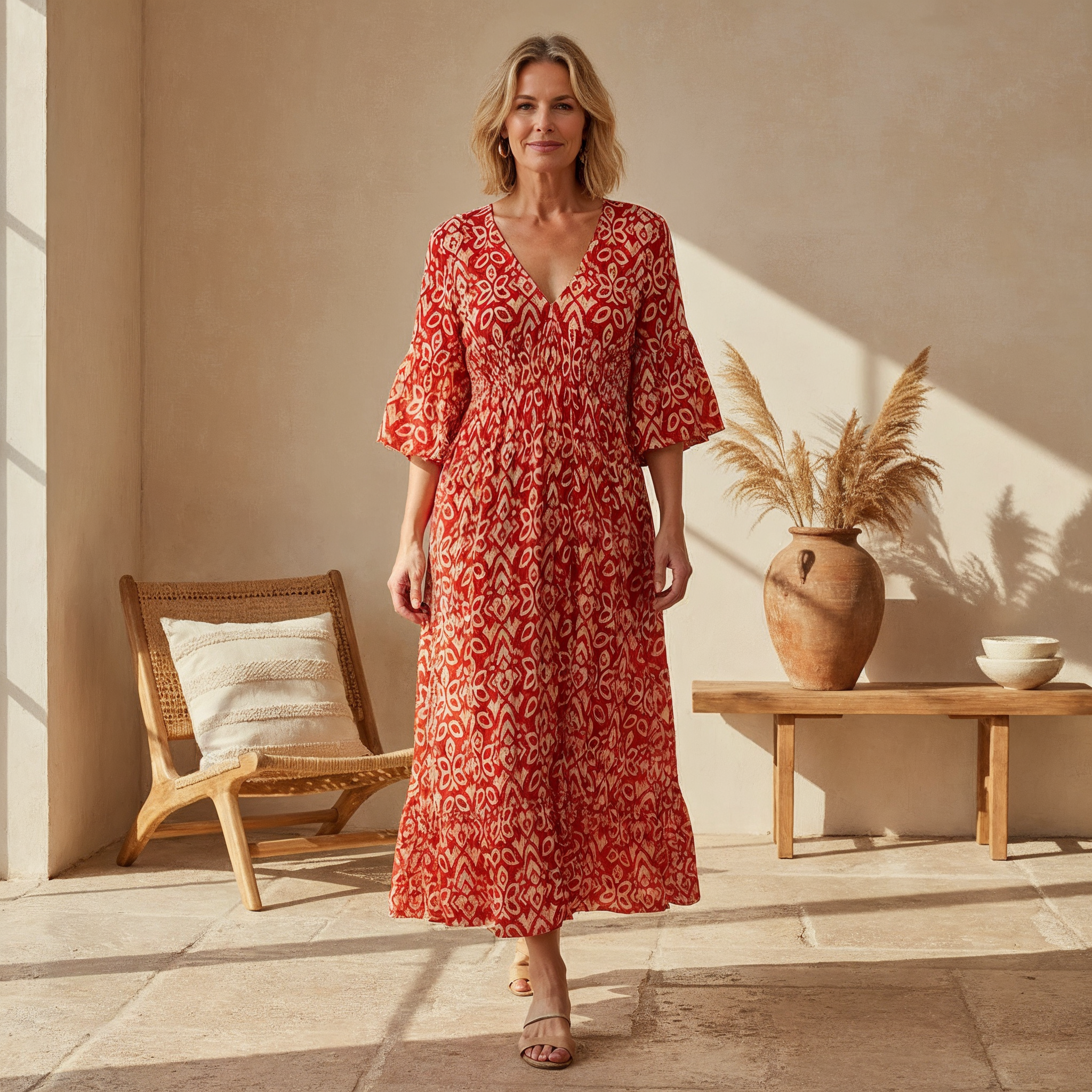 Lillia - Robe Imprimée Boho