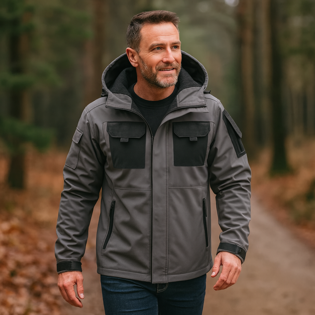 Jason – Veste Tactique Utility avec Doublure en Polaire