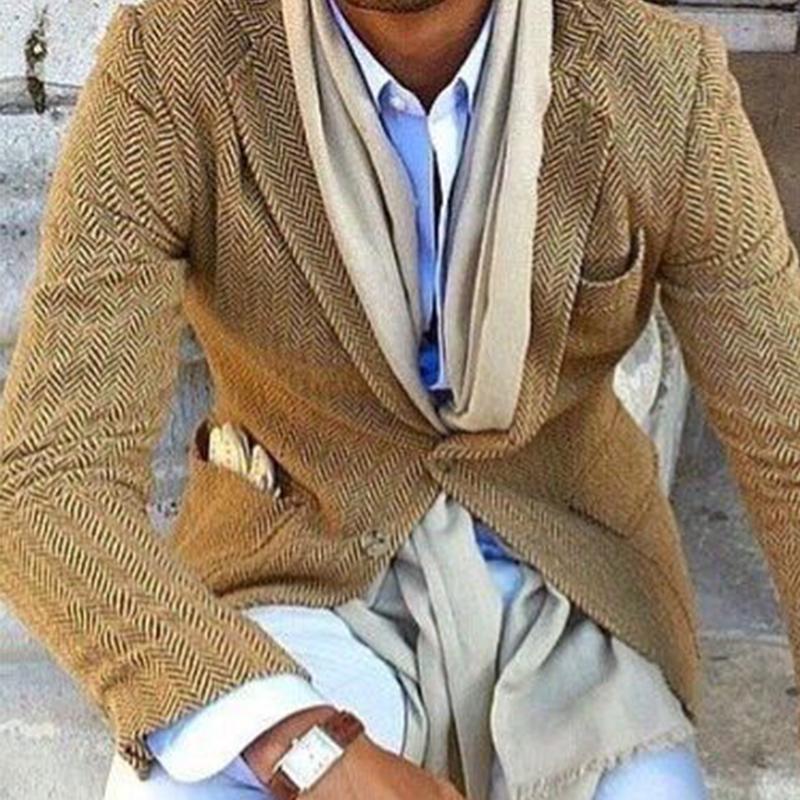 Emilio | Blazer vintage en laine avec revers classique